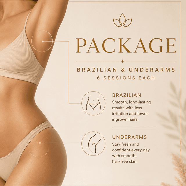 6 Brazilians + Underarms at NAUMA Skin & Laser Studio in Rockledge, FL